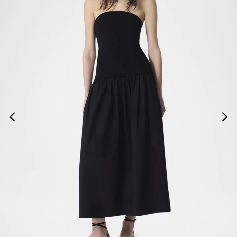 NWT Rag & Bone Irina Strapless Dress Black Small